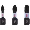 BOSCH Bitspitzen-Set 3-teilig PZ1 / PZ2 / PZ3 x 25 mm Impact Control