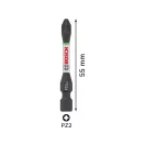 BOSCH PRO Impact Doppelkopf PZ2 x 55 mm in Tic Tac Box 1/4" Hex (15 Stück)