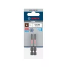 BOSCH PRO Impact Bit-Spitze R2 x 55 mm 1/4" Hex Robertson (2 Stück)