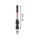 BOSCH PRO Impact Bit Spitze R3 x 55 mm 1/4" Hex Robertson (2 Stück)