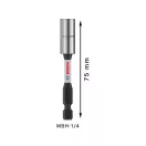 BOSCH PRO Impact Bit-Halter magnetisch 1/4" 75 mm