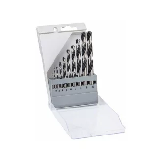   BOSCH Schraubenbohrer-Set 10-teilig 1,0 - 10,0 mm HSS PointTeQ