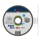 BOSCH PRO Trennscheibe für Inox 125 x 1,6 x 22,2 mm AS 46 T INOX BF (oSa)