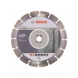   BOSCH Diamanttrennscheibe 230 x 2,3 x 10 x 22,2 mm segmentiert Standard für Beton