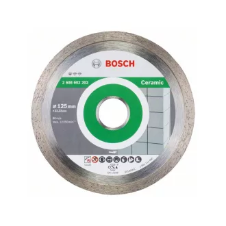   BOSCH Diamanttrennscheibe 125 x 1,6 x 7,0 x 22,2 mm durchgehend Standard für Keramik