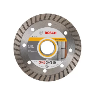   BOSCH Diamant-Trennscheibe 115 x 2,0 x 10 x 22,2 mm Turbo Standard für Universal