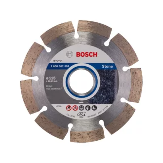   BOSCH Diamanttrennscheibe 115 x 1,6 x 10 x 22,2 mm segmentiert Standard for Stone