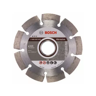   BOSCH Diamant-Trennscheibe 115 x 1,6 x 10,0 x 22,2 mm segmentiert Profi für Schleifmittel