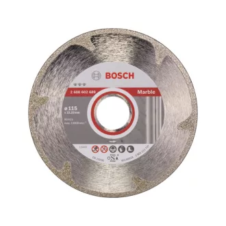   BOSCH Diamanttrennscheibe 115 x 2,2 x 3,0 x 22,2 mm kontinuierlich Best for Marble