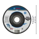 BOSCH PRO Trennscheibe für Metall 125 x 2,5 x 22,2 mm A 30 S BF