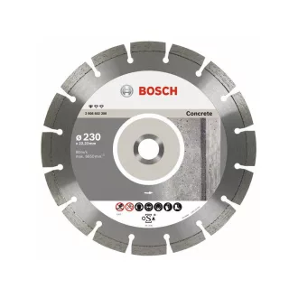   BOSCH Diamant-Trennscheibe 230 x 2,3 x 10 x 22,2 mm segmentiert Standard für Beton (10 Stück)
