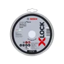 BOSCH Trennscheibe für Metall 125 x 1,0 x 22,2 mm Edelstahl geradlinig WA 60 T BF X-LOCK