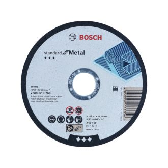 BOSCH Trennscheibe für Metall 125 x 1,0 x 22,2 mm A 60 T BF