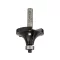 BOSCH Hartmetall Abrundfräser mit Kugellager 42,7 (r=15 mm) x 22 x 66 x 8 mm