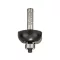 BOSCH Hartmetall-Hohlkehlfräser mit Kugellager 32,7 (r=10 mm) x 14 x 55 x 8 mm