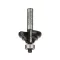 BOSCH Hartmetall-"C"-Profilfräser mit Kugellager 31,8 (r=4,8 mm) x 9,5 x 14 x 57 x 8 mm