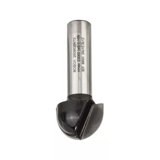   BOSCH Hartmetall-Hohlkehlfräser 24,0 (r=12 mm) x 15,9 x 57 x 12 mm