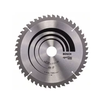   BOSCH Sägeblatt für Holz 216 x 30 x 2,0 mm / 48T Optiline Wood ATB