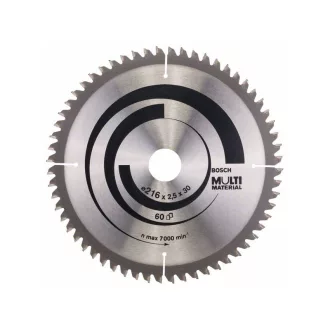   BOSCH Sägeblatt universal 216 x 30 x 2,5 mm / 60T MultiMaterial