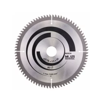   BOSCH Sägeblatt universal 216 x 30 x 2,5 mm / 80T MultiMaterial