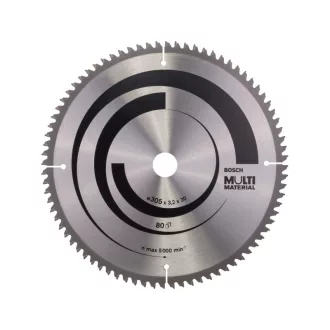   BOSCH Sägeblatt universal 305 x 30 x 3,2 mm / 80T MultiMaterial HLTCG