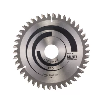   BOSCH Sägeblatt universal 165 x 30/20 x 2,4 mm / 42T MultiMaterial HLTCG