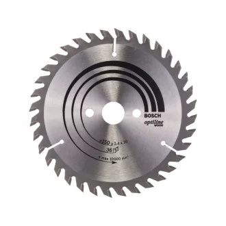   BOSCH Sägeblatt für Holz 150 x 20/16 x 2,4 mm / 36T Optiline Wood ATB