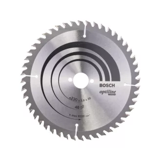   BOSCH Sägeblatt für Holz 230 x 30 x 2,8 mm / 48T Optiline Wood ATB