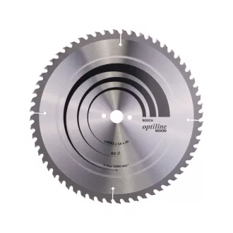   BOSCH Sägeblatt für Holz 400 x 30 x 3,5 mm / 60T Optiline Wood ATB / UW