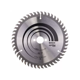   BOSCH Sägeblatt für Holz 160 x 20/16 x 2,6 mm / 48T Optiline Wood ATB