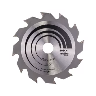   BOSCH Sägeblatt für Holz 140 x 20/12,7 x 2,4 mm / 12T Optiline Wood ATB
