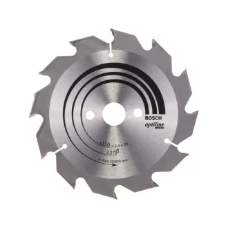   BOSCH Sägeblatt für Holz 150 x 20/16 x 2,4 mm / 12T Optiline Wood ATB