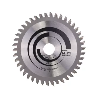   BOSCH Universal-Sägeblatt 130 x 20/16 x 2,0 mm / 42T MultiMaterial HLTCG