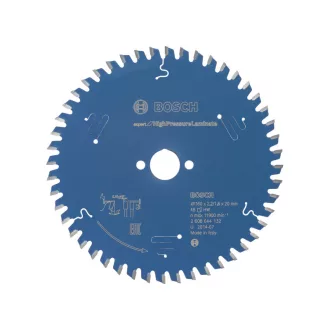   BOSCH Sägeblatt für Laminatplatten 160 x 20 x 2,2 mm / 48 Z Expert for High Pressure Laminate