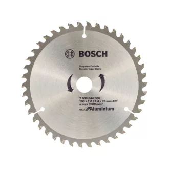 BOSCH Sägeblatt für Aluminium 160 x 20 x 2,0 mm / 42T