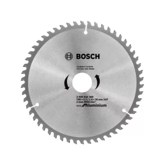 BOSCH Sägeblatt für Aluminium 190 x 30 x 2,2 mm / 54T