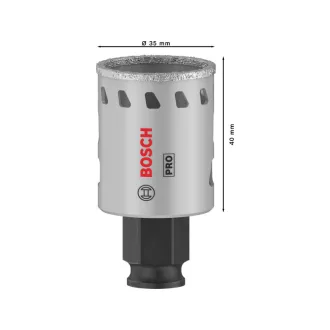 BOSCH PRO Diamant-Lochsäge 35 mm PC PLUS