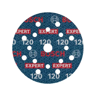   BOSCH EXPERT O780 Kletthaftende Schleifscheibe 125 mm / P120 mit keramischen Körnern (6 Stück)