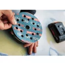 BOSCH EXPERT O780 Foil Schleifscheibe mit Klettverschluss 125 mm / P240 Keramikkörnung (6 Stück)