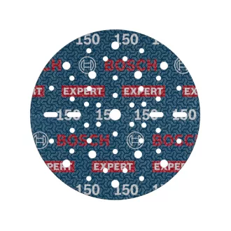   BOSCH EXPERT O780 Foil Schleifscheibe mit Klettverschluss 150 mm / P150 Keramikkörnung (6 Stück)
