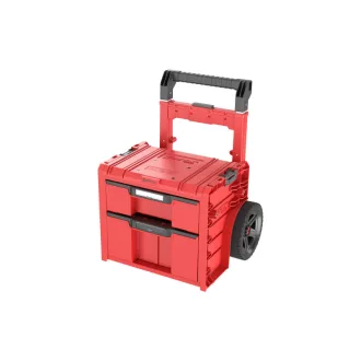   QBRICK SYSTEM PRO 2.0 Rollende Werkzeugkiste mit 2 Schubladen Red Ultra HD