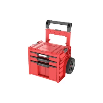   QBRICK SYSTEM PRO 2.0 Rollende Werkzeugkiste mit Schubladen 3 Red Ultra HD
