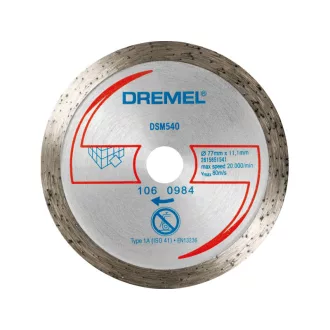 DREMEL DSM540 Diamantschneidscheibe 77 x 11,1 mm