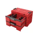 QBRICK SYSTEM PRIME 2 Werkzeugbox mit 2 Schubladen Red Ultra HD