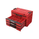 QBRICK SYSTEM PRIME Werkzeugkasten mit 4 Schubladen Red Ultra HD
