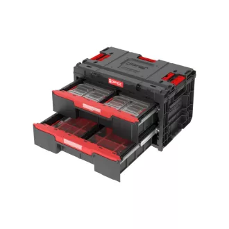   QBRICK SYSTEM ONE 2.0 Werkzeugkiste mit 2 Schubladen und 10-teiligem Sortimentskasten