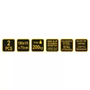 VOREL Faltbox 1000 x 750 mm Metall (2 Stück)