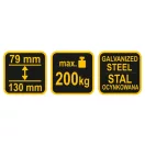 VOREL Arbeitsschaufel verstellbar 790-1300 mm 200 kg