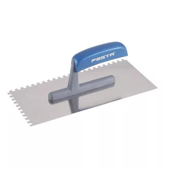   FESTA Zahnkelle 130 x 280 mm aus Edelstahl mit 6 x 6 mm Kunststoffgriff