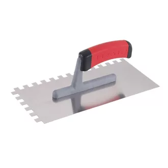 FESTA Zahnkelle 130 x 280 mm Inox 10 x 10 mm mit Softgriff